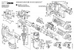 Bosch 0 611 239 741 GBH 3-28 E Rotary Hammer 110 V / GB Spare Parts GBH3-28E